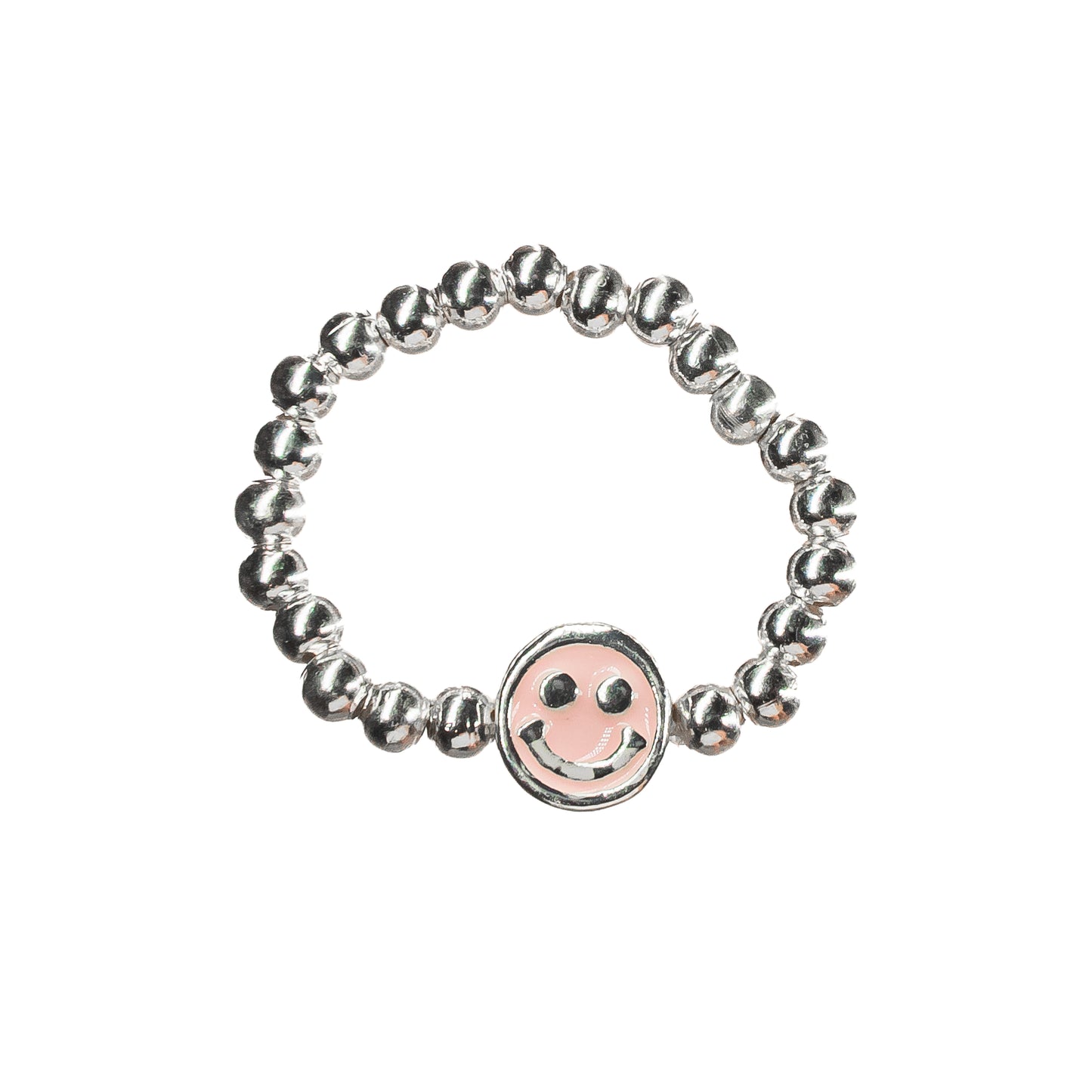 Smiley Beaded Ring