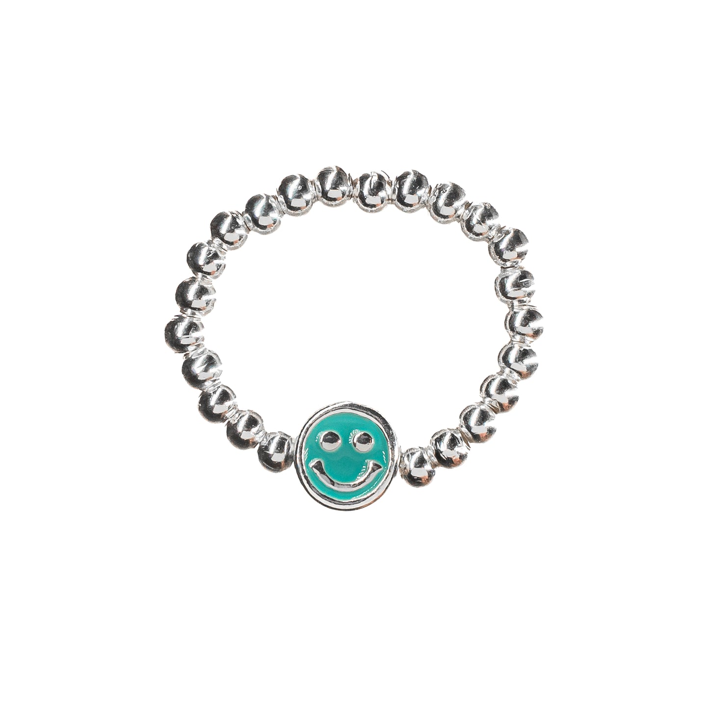 Smiley Beaded Ring