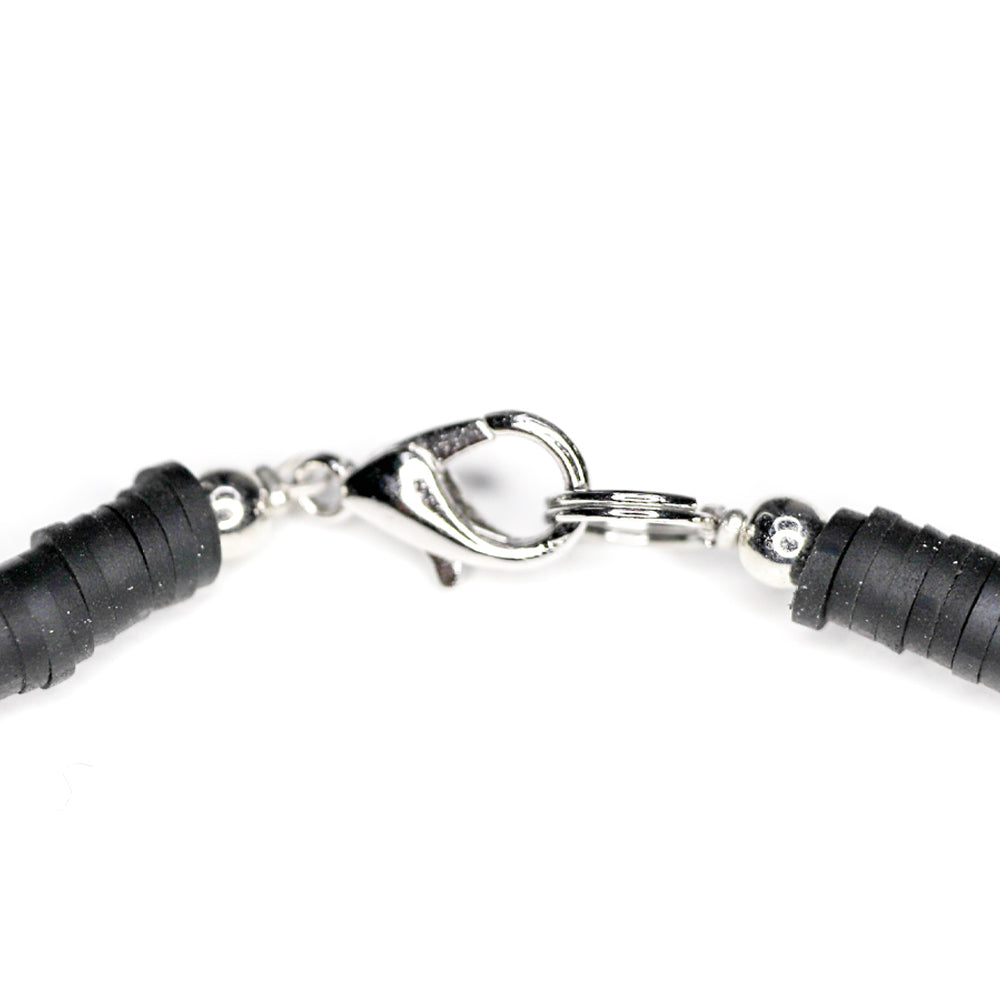 charming shark, jewelry, necklace, Metal Stainless Steel Lobster Claspen, unisex, trendy, cool, black, big, surf, surfboar, wood, wooden, beach, fimo, men