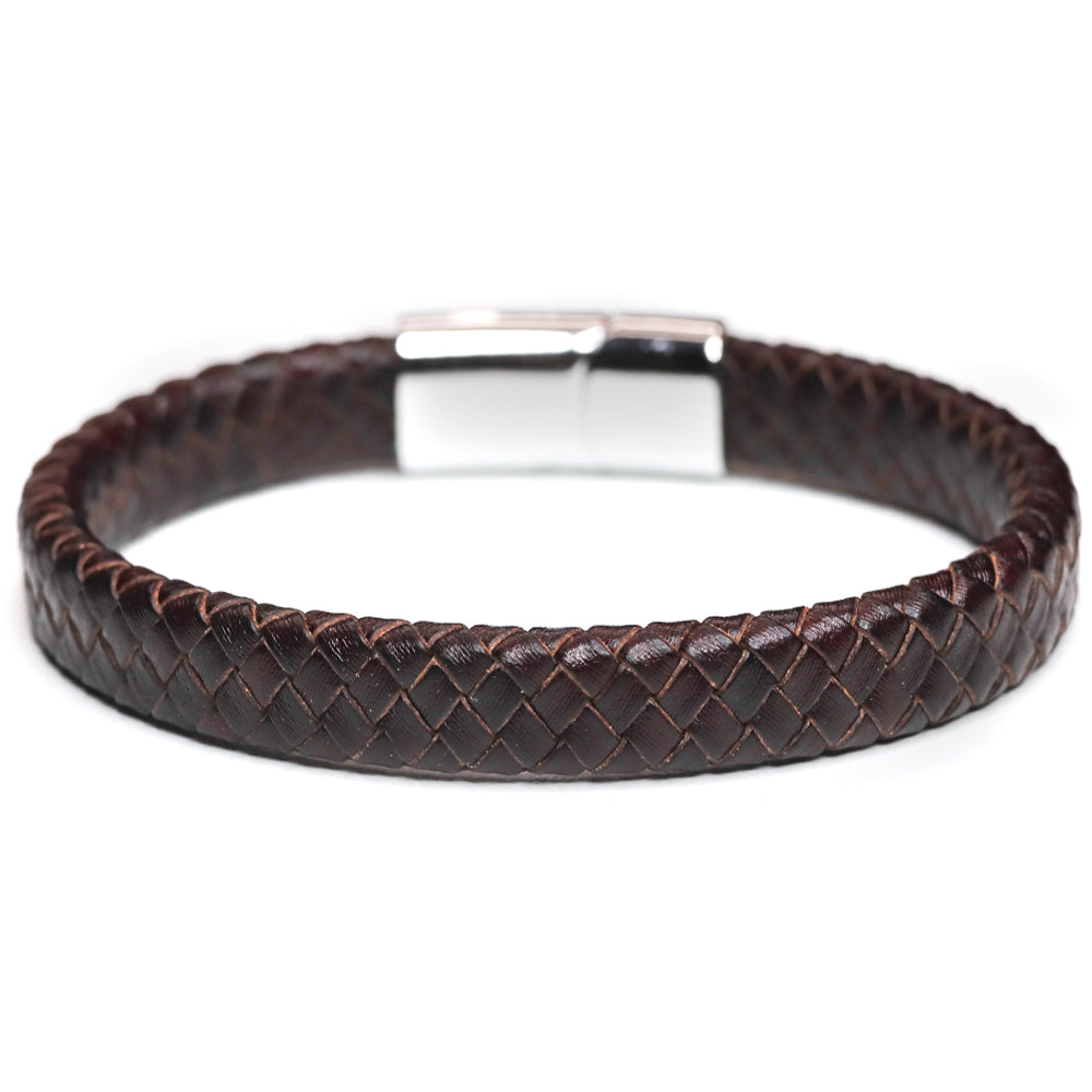 Braided Leather Cuff Bracelets