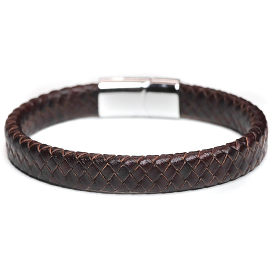 Braided Leather Cuff Bracelets