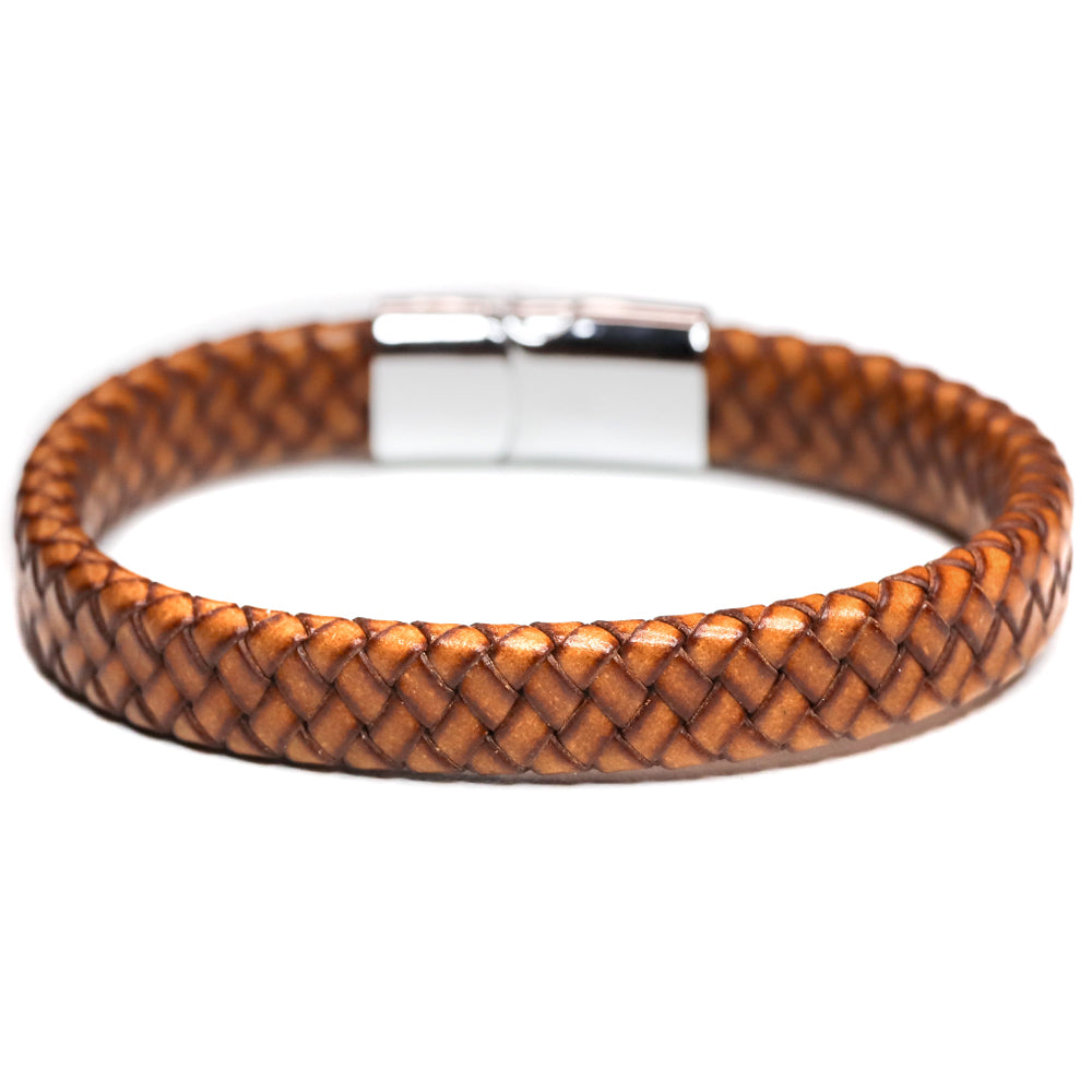 Braided Leather Cuff Bracelets