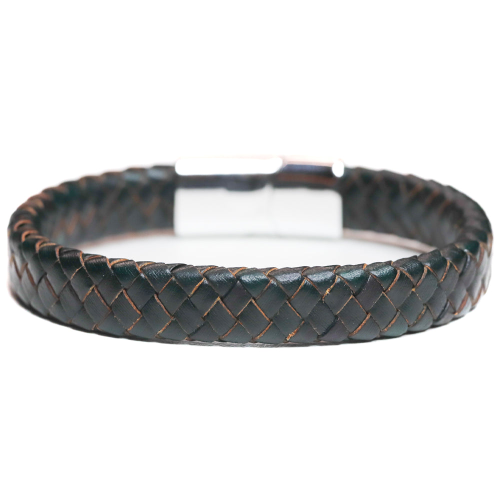 Braided Leather Cuff Bracelets