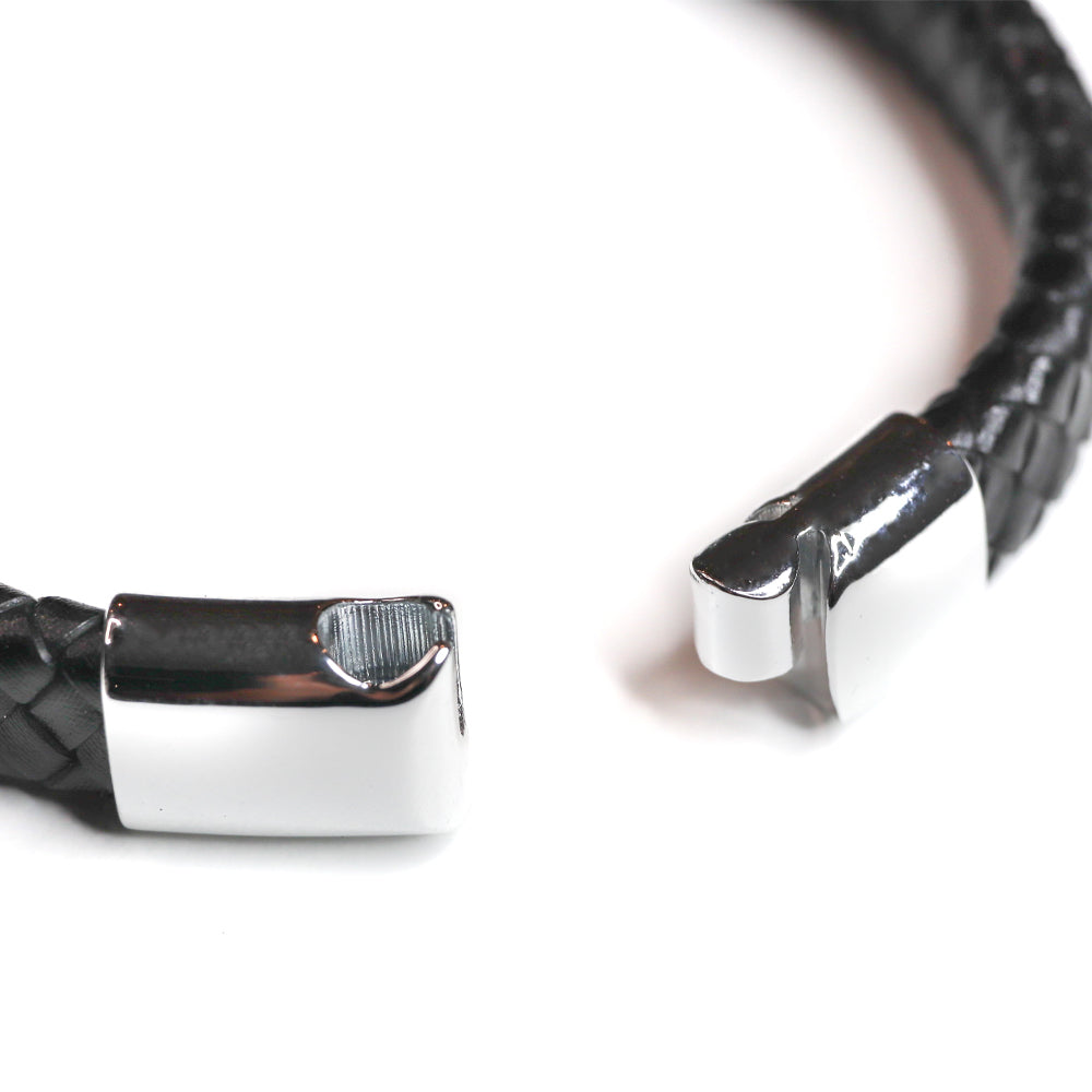 Braided Leather Cuff Bracelets