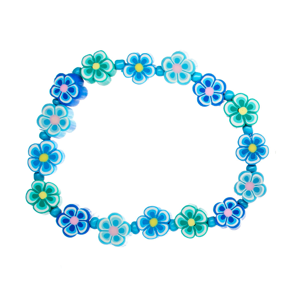 Flower Polymer Clay Bracelet