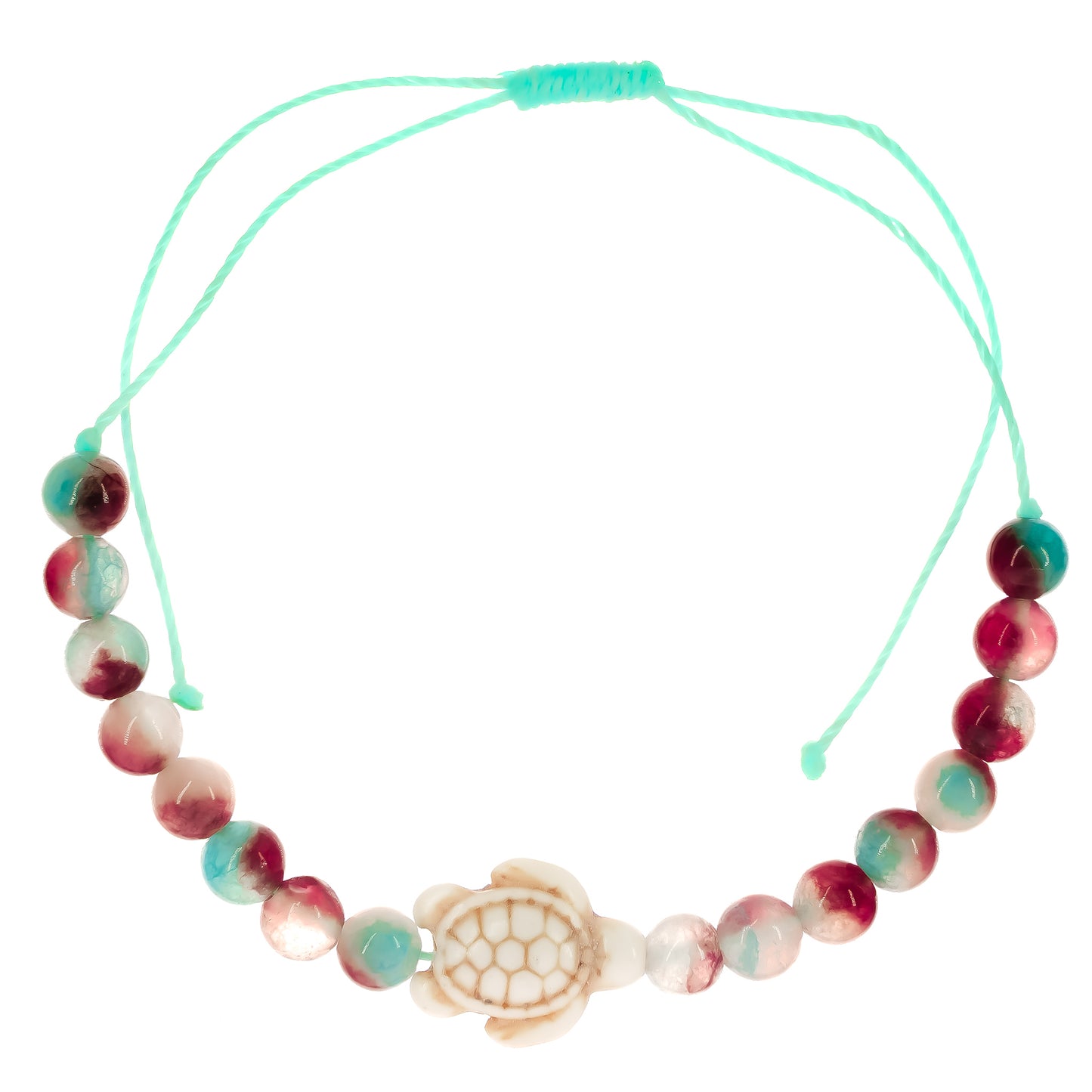 Soapstone Turtle String Anklet