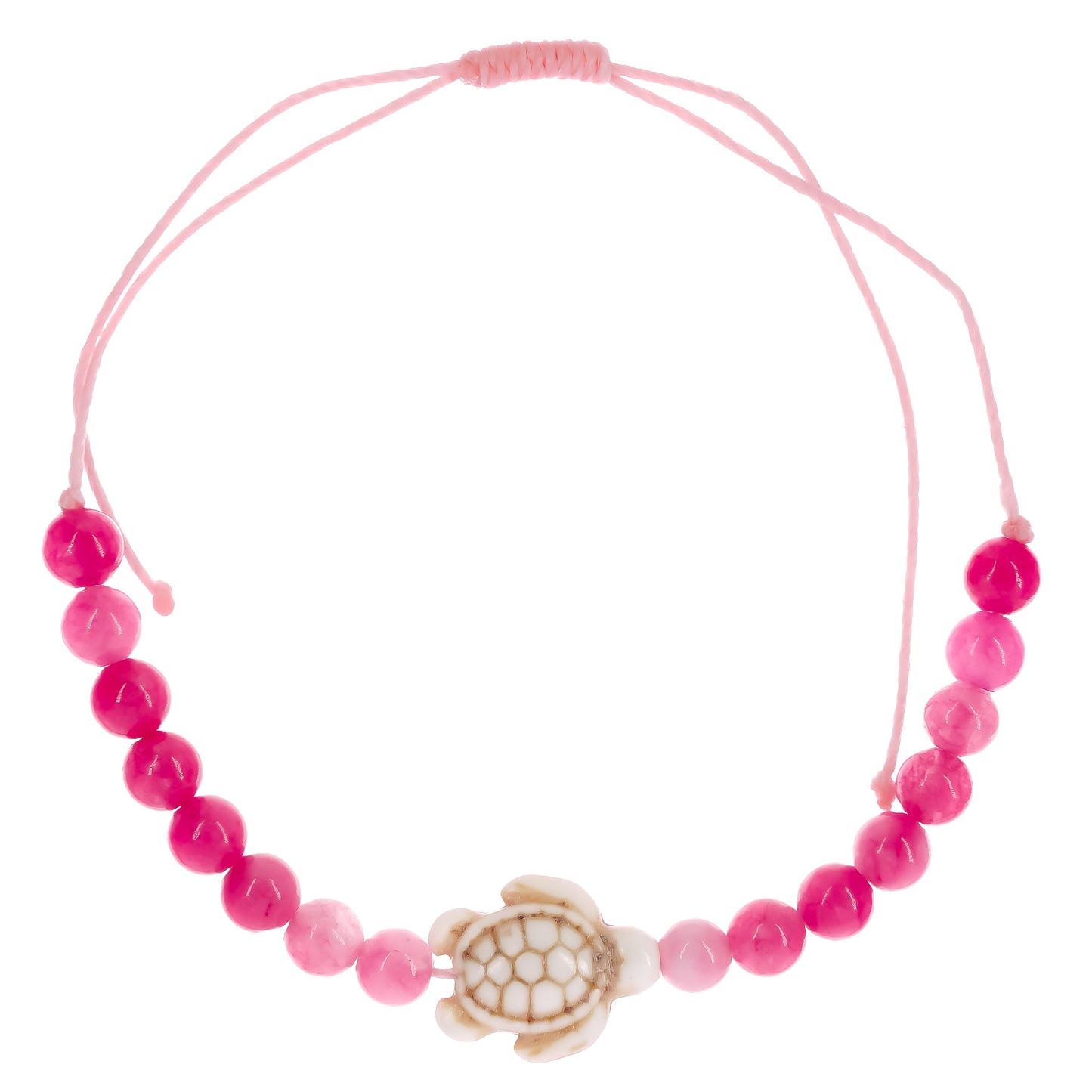 Soapstone Turtle String Anklet