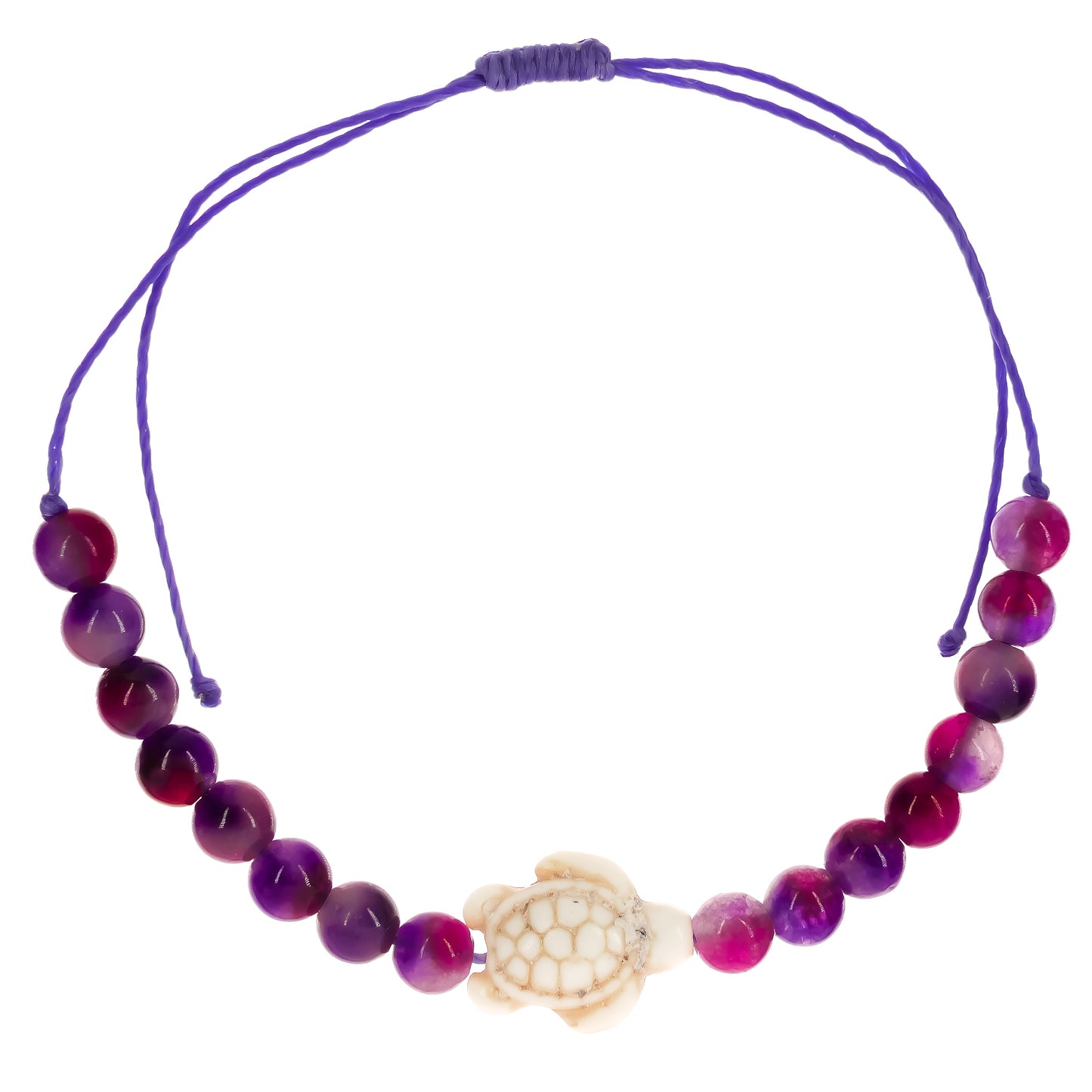 Soapstone Turtle String Anklet