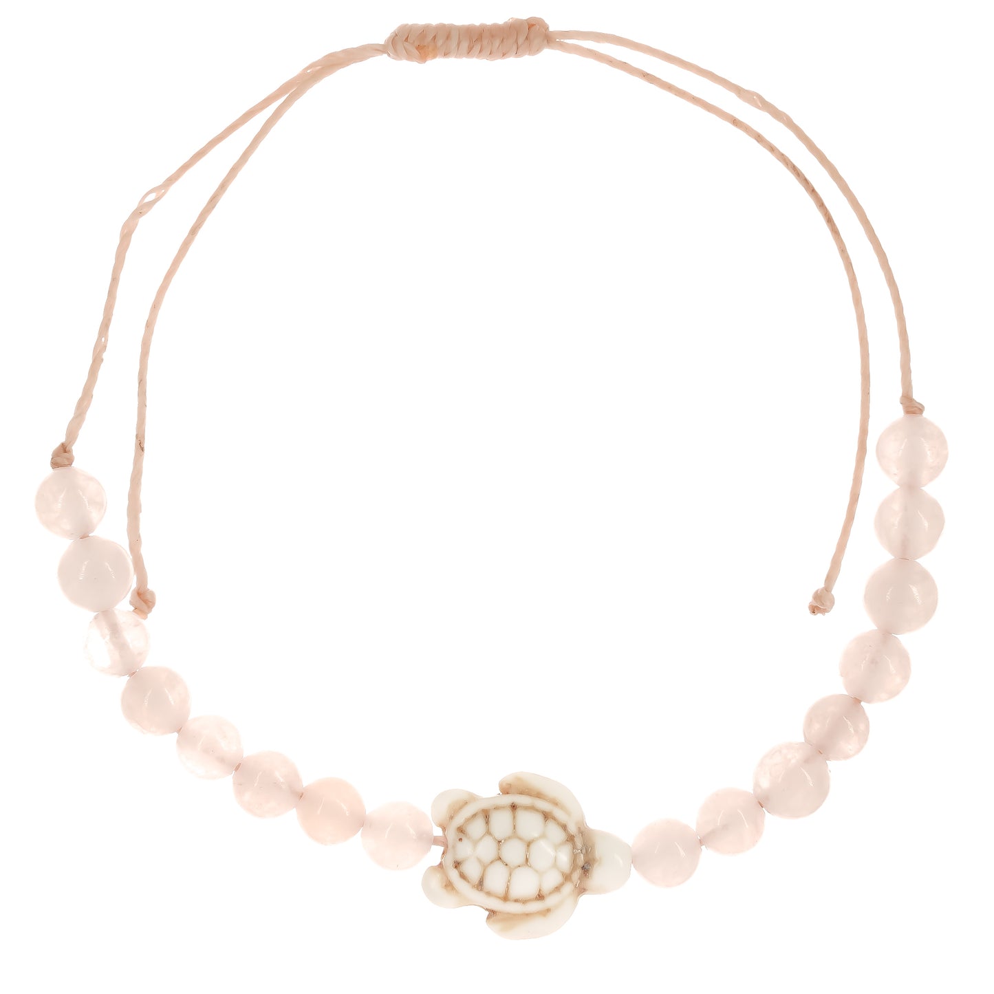 Soapstone Turtle String Anklet