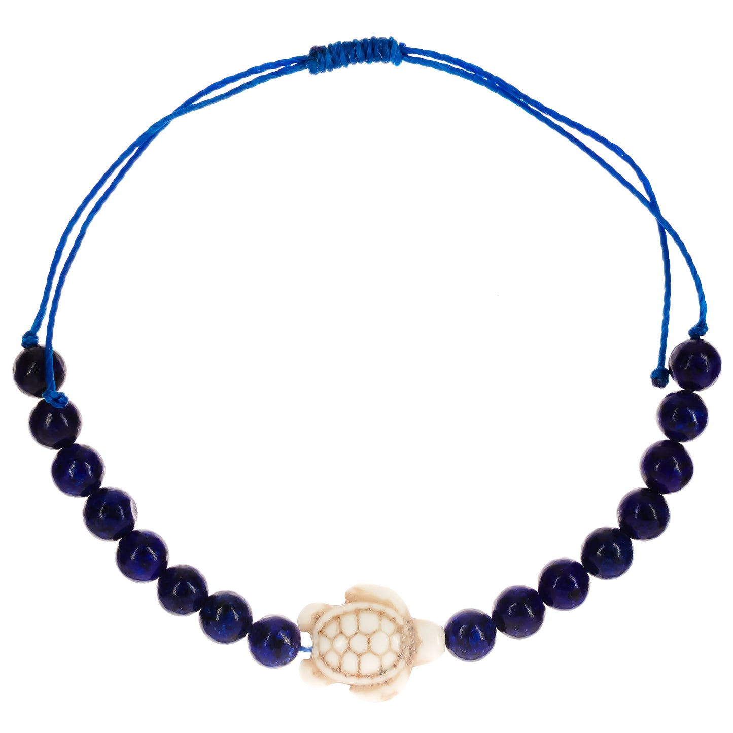 Soapstone Turtle String Anklet