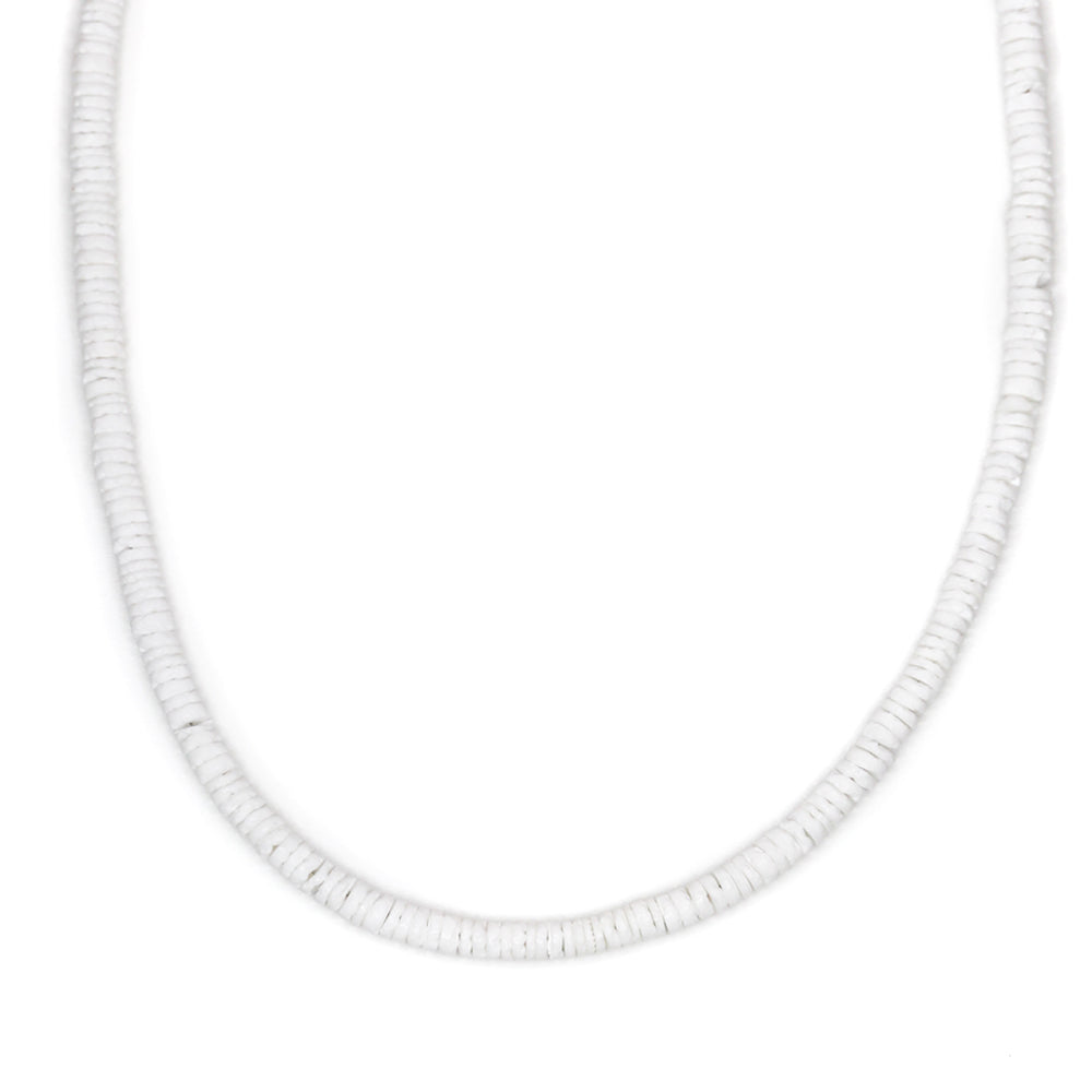 Smooth Round Puka Shell Necklace