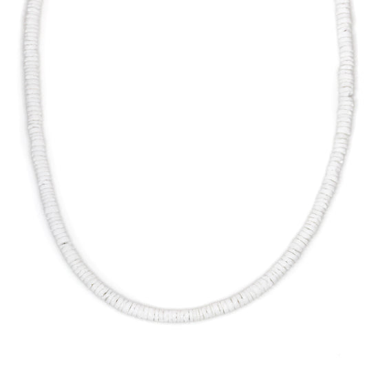 Smooth Round Puka Shell Necklace