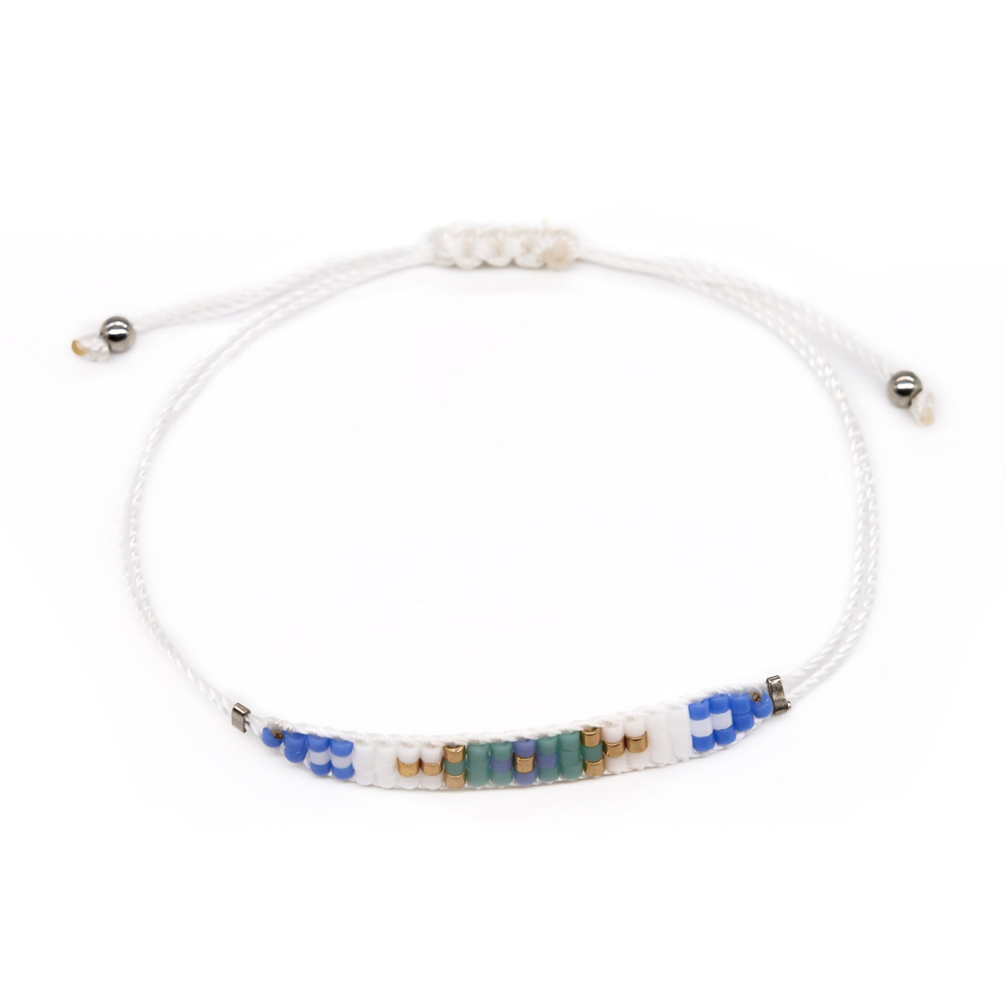 Tribal Seed Bead String Bracelet