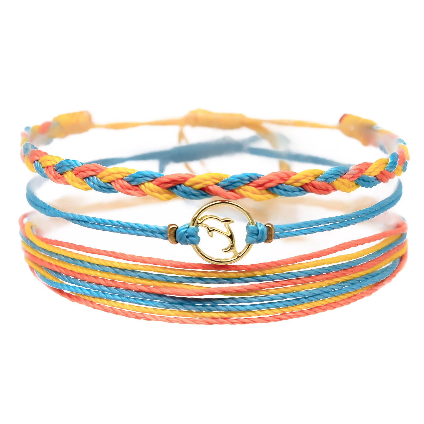 Dolphin String Bracelet Stack