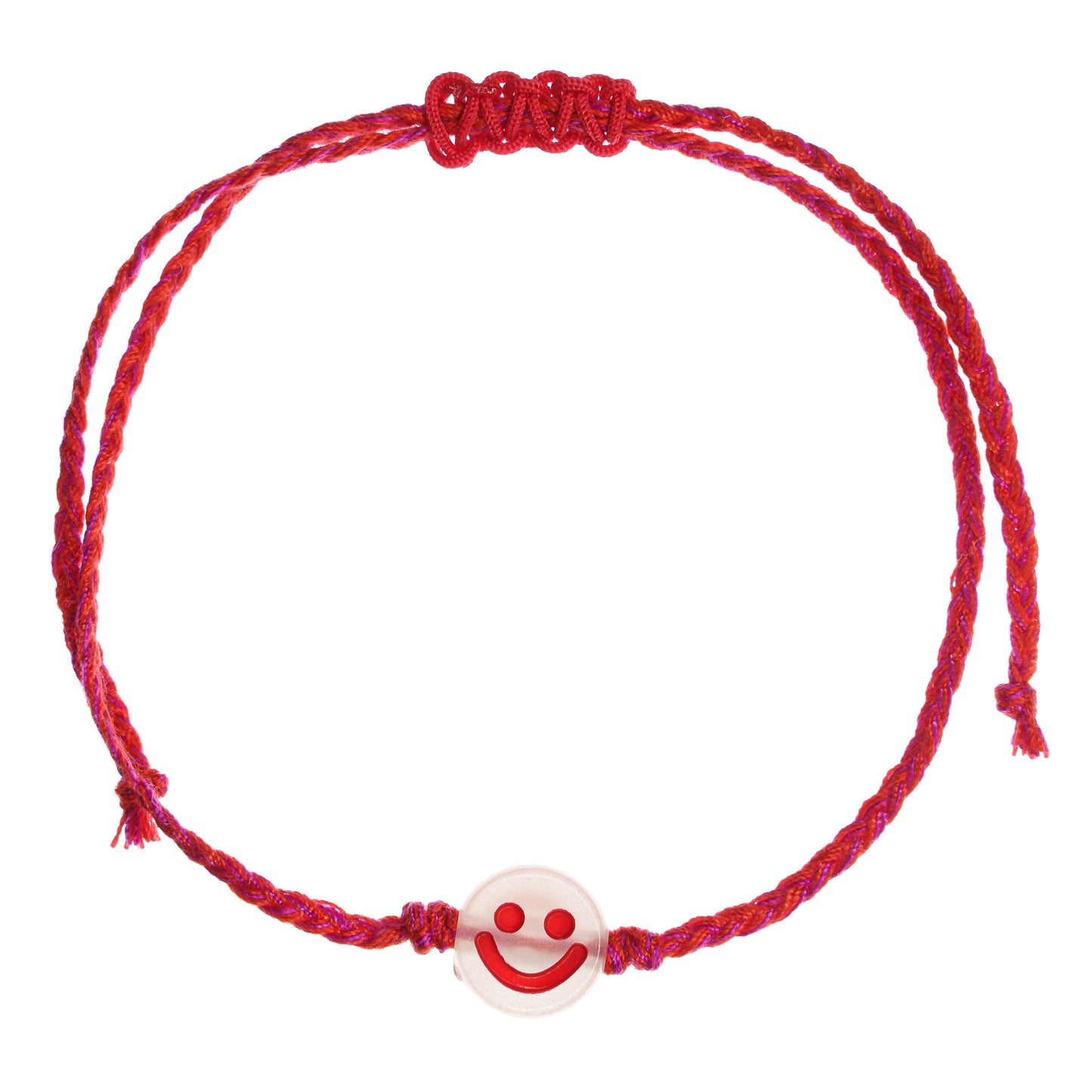 Smiley Face String Bracelet