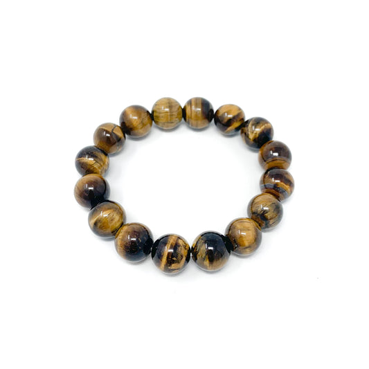 tiger eye bead bracelet