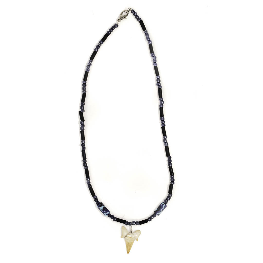 real fossilized sharks tooth necklace