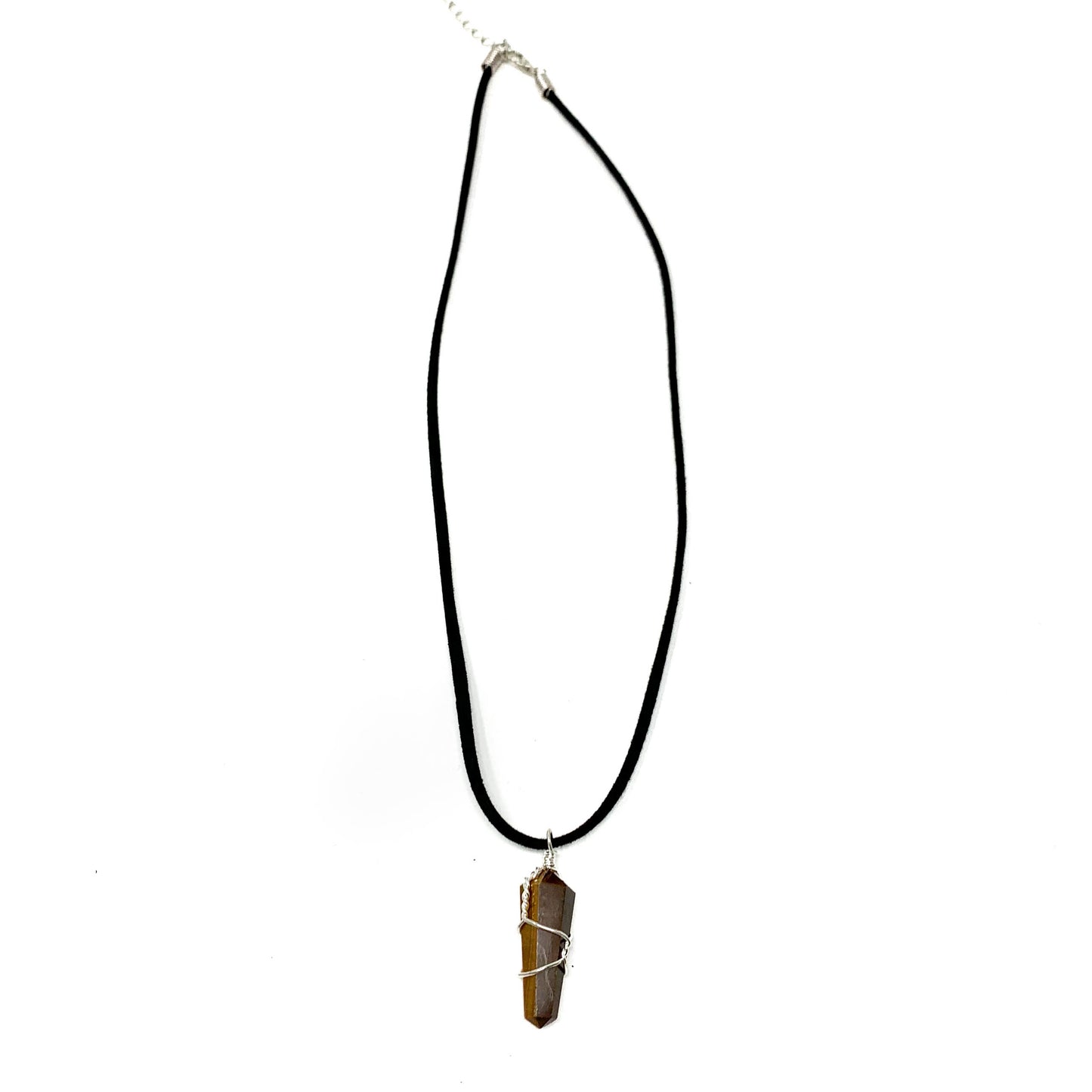 tiger eye crystal necklace