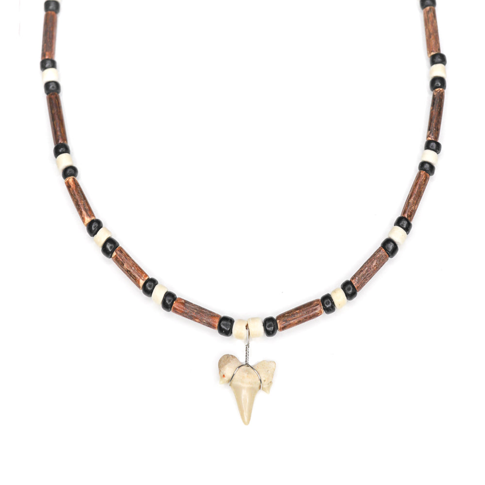 Bamboo Shark - Fossil Shark Tooth Necklace