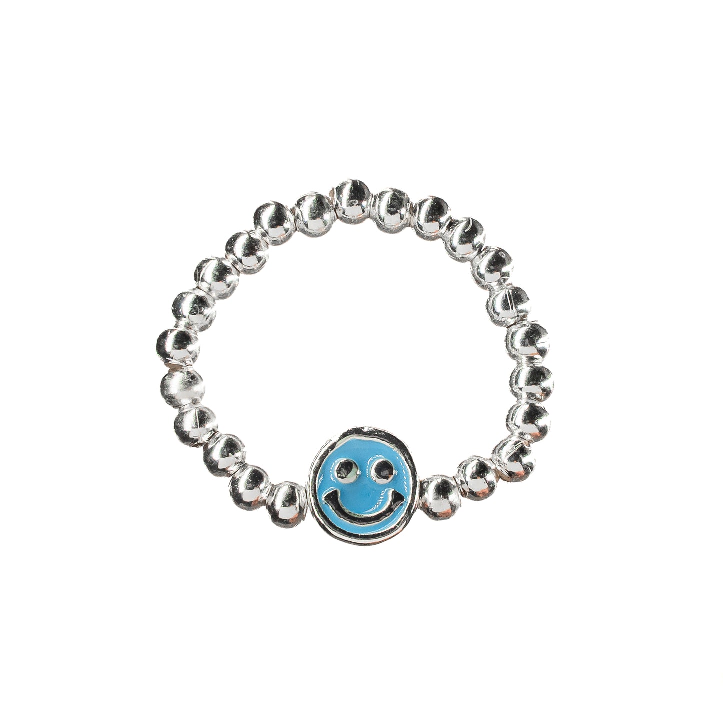 Smiley Beaded Ring