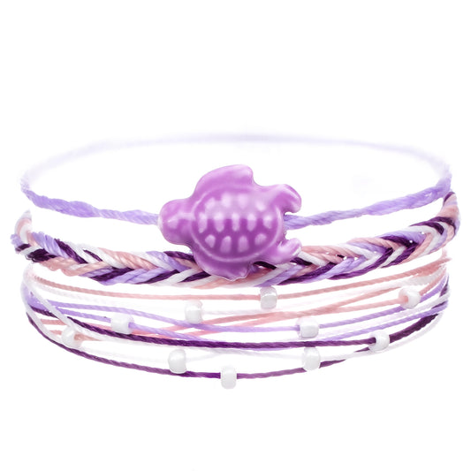 Color Turtle Bracelet Stack