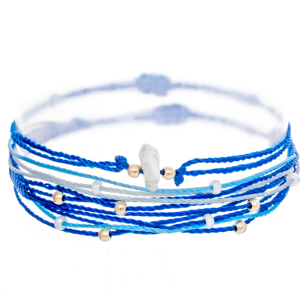 String Bracelet Stack String Bracelet Stack with Rock – Charming Shark Retail