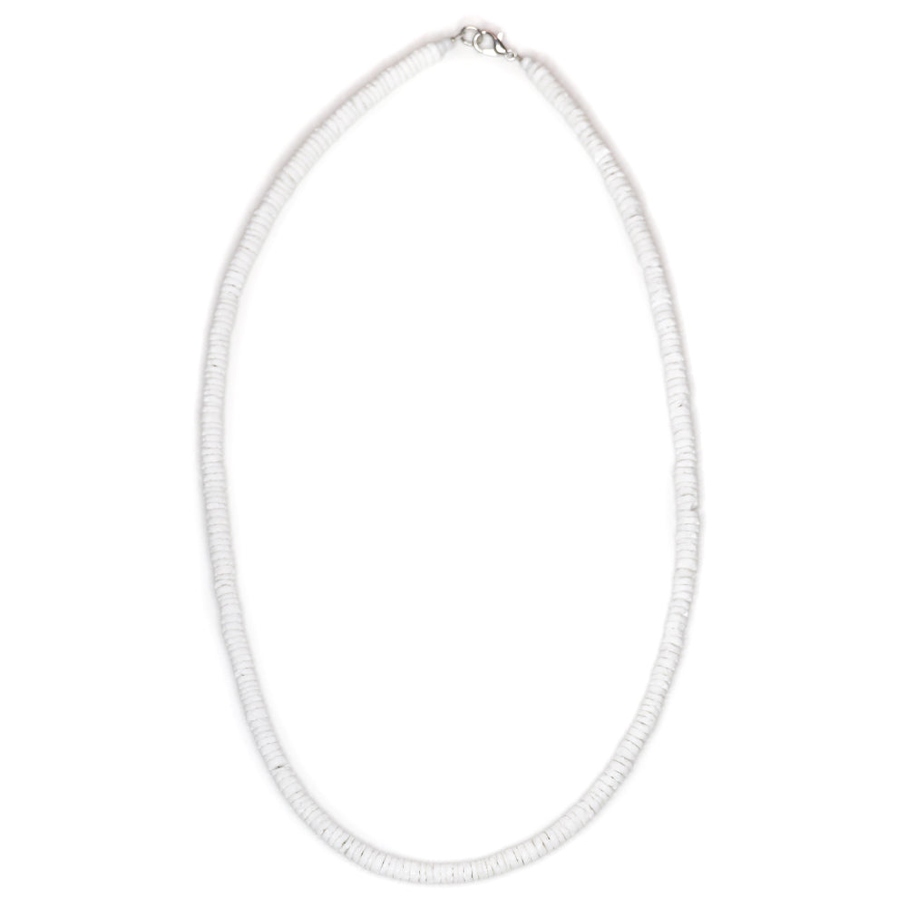 Smooth Round Puka Shell Necklace