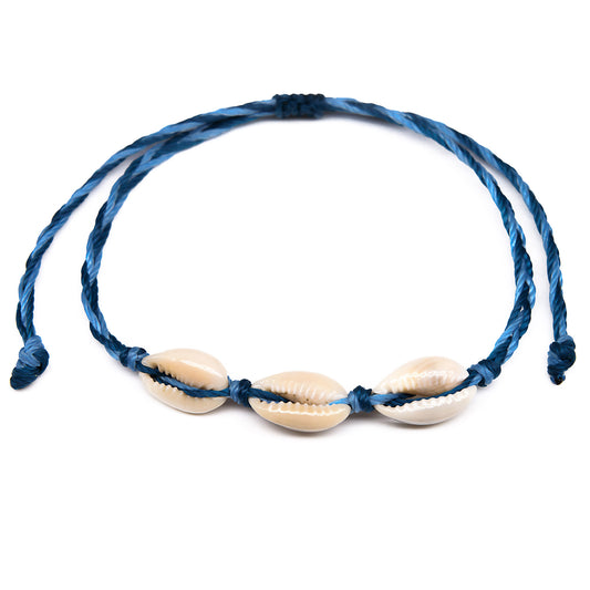 Cowrie Braided String Bracelet