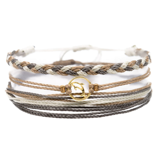 Dolphin String Bracelet Stack