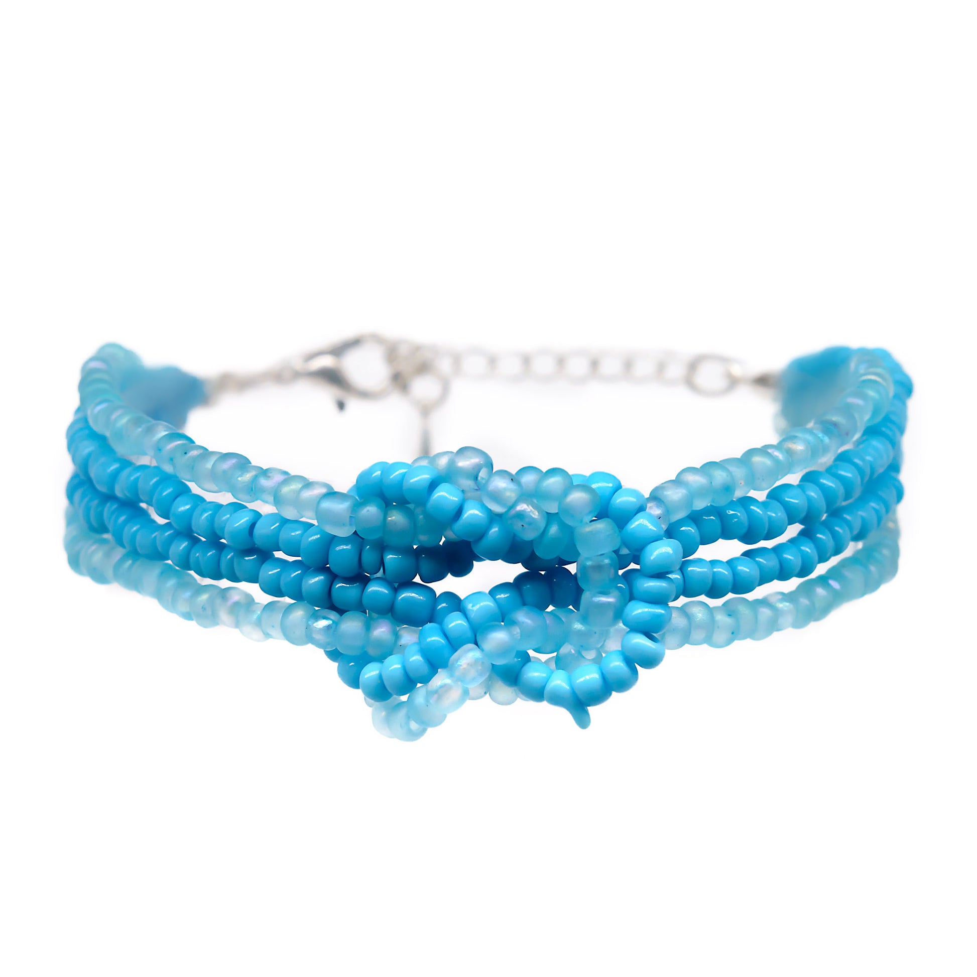 beaded knot bracelet adjustable
