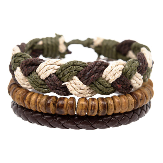 mens bracelet stack