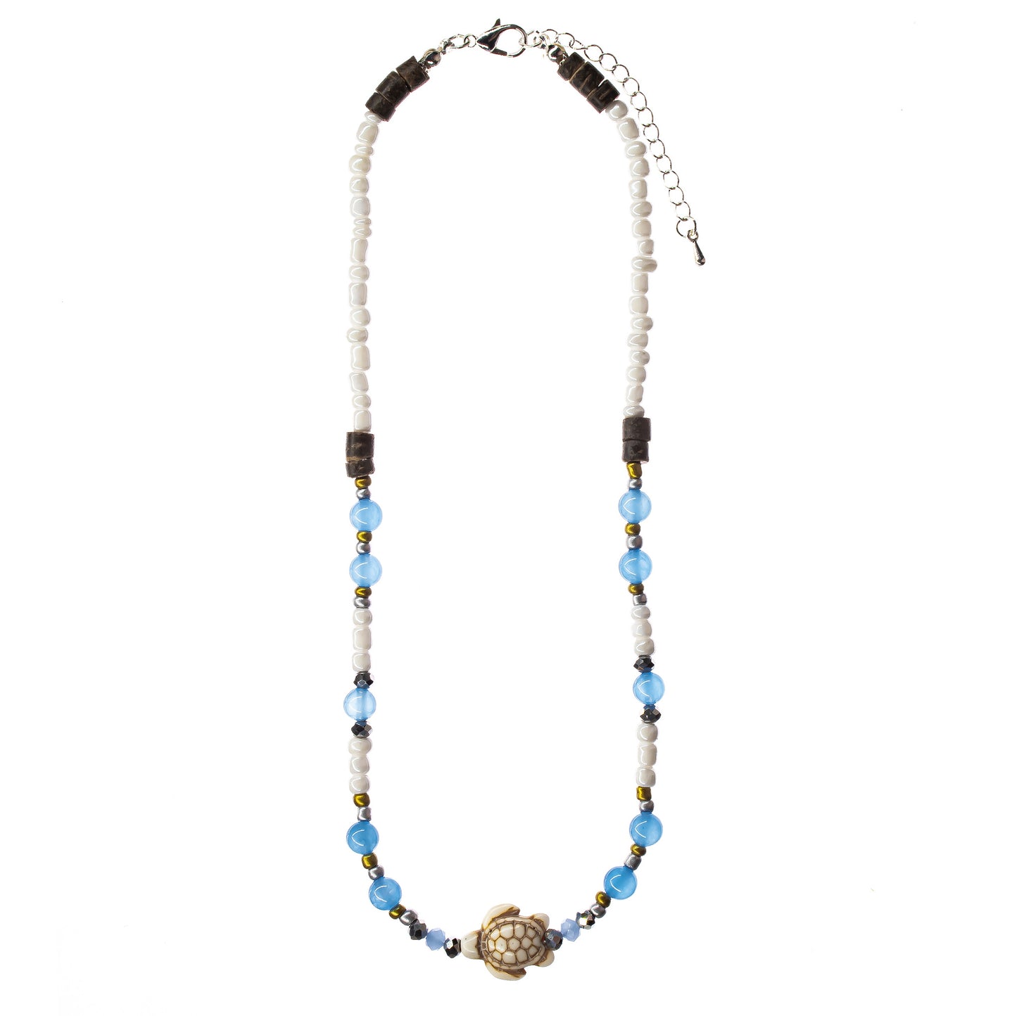 choker, necklace, beaded, boho style, beach style, turtle