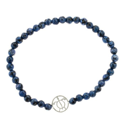 bracelet, stone beaded, beach style, boho style, turtle charm, blue