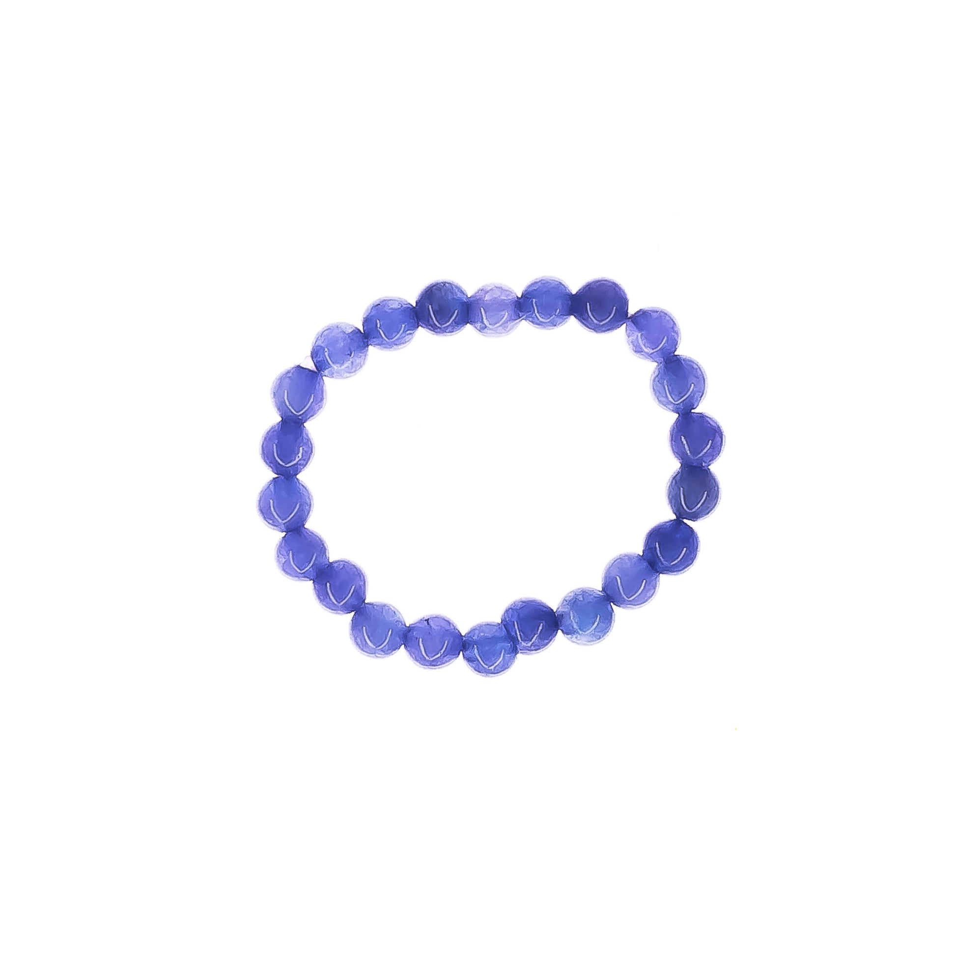 blue stone beaded ring, women, teen