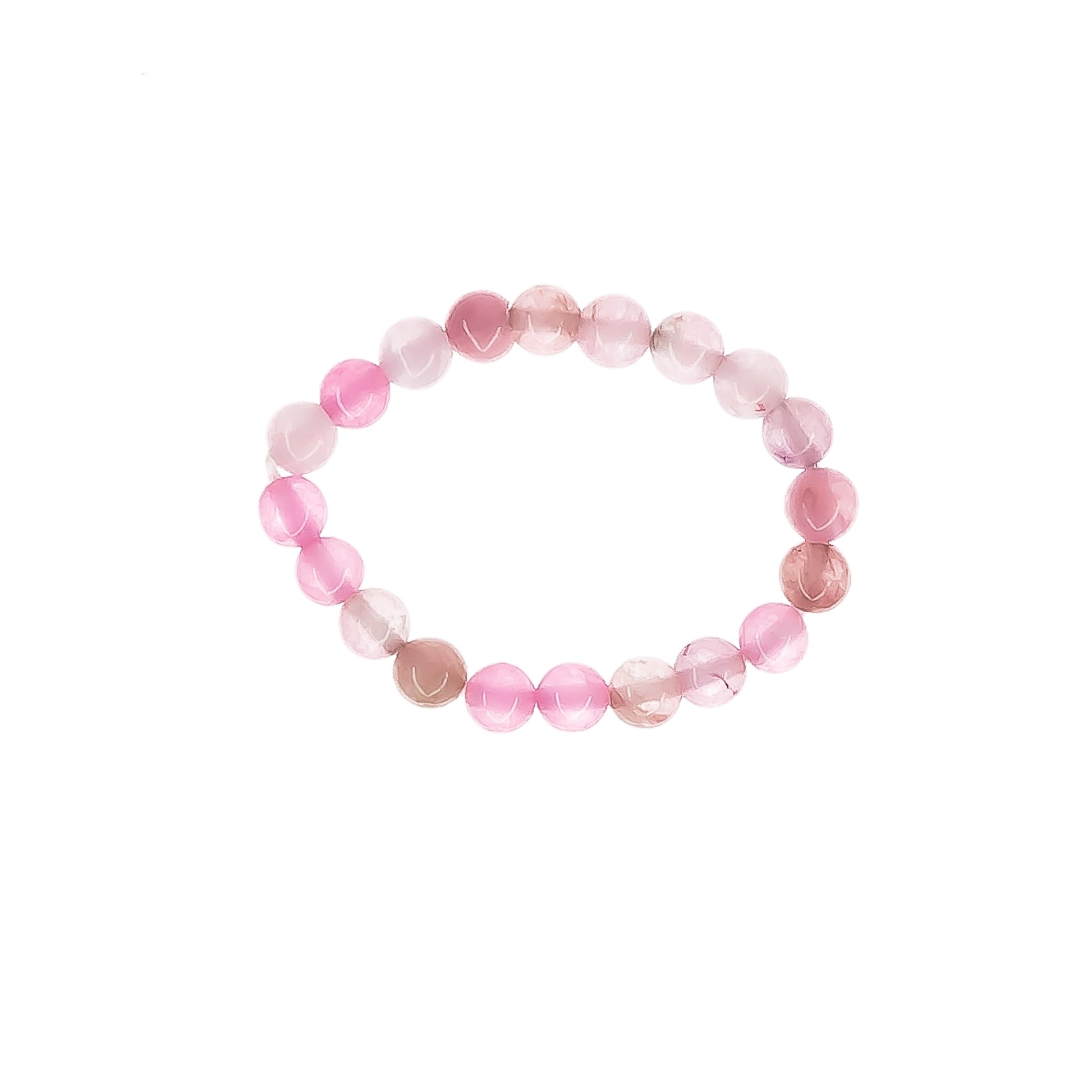 pink stone beaded ring, women, teen