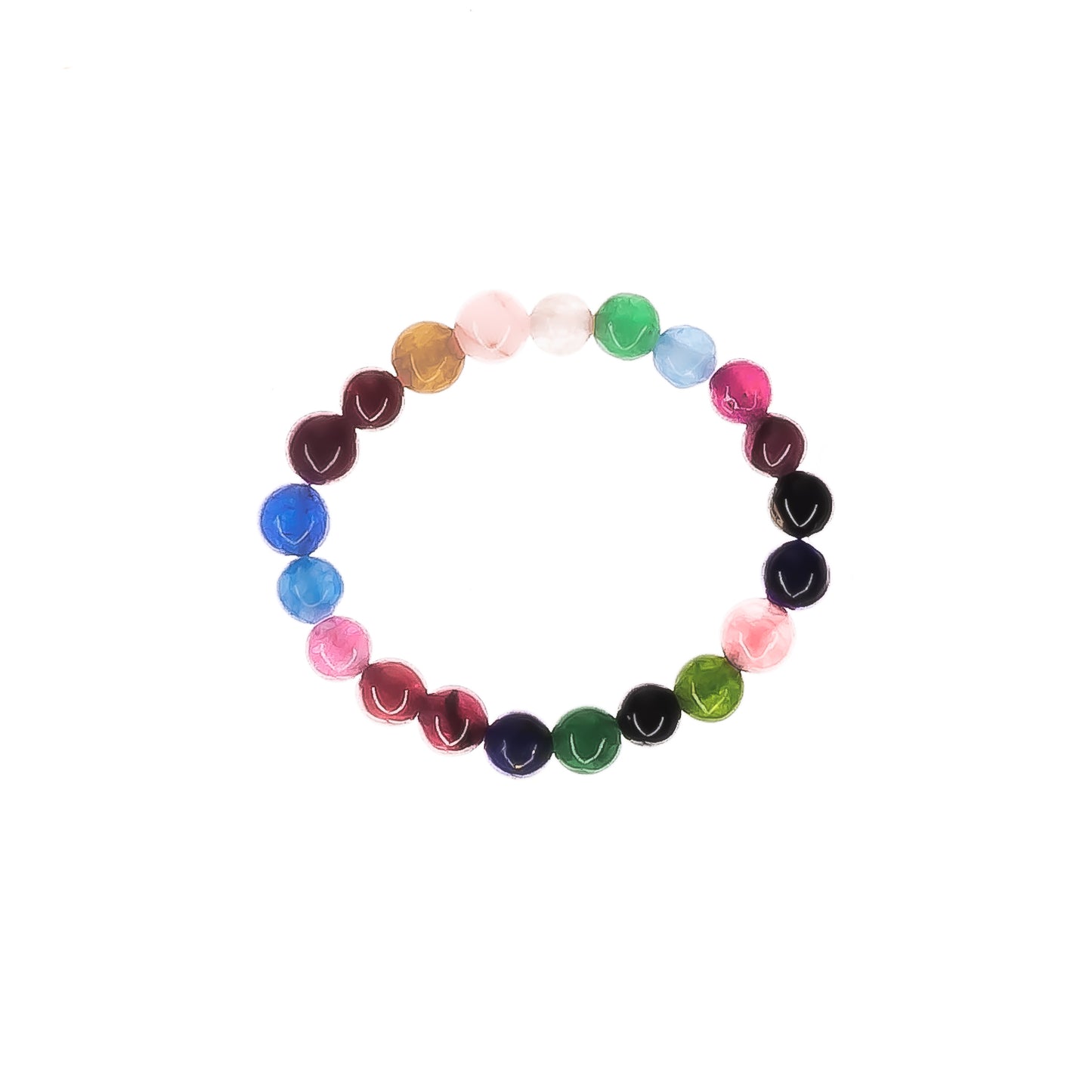 multi stone beaded ring, women, teen