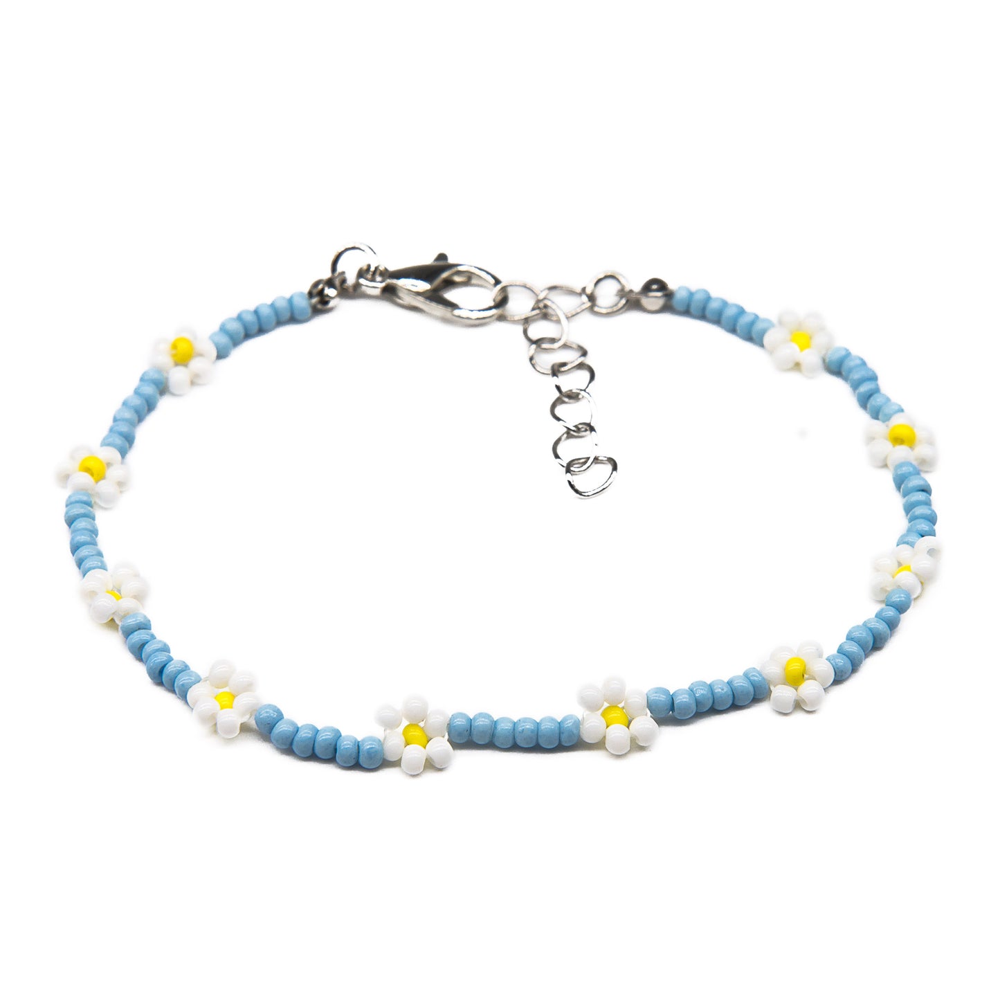 charming shark girls flower seed bead bracelets