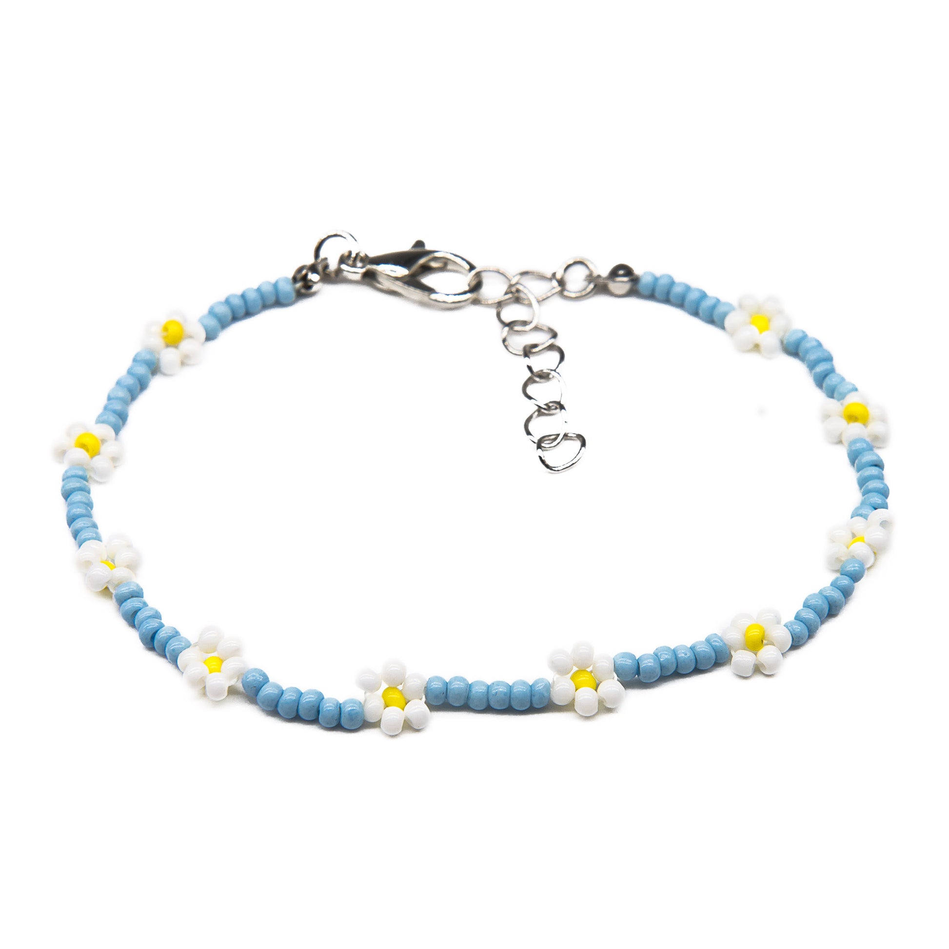 charming shark girls flower seed bead bracelets