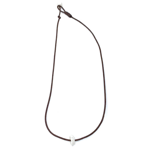 simple single puka necklace