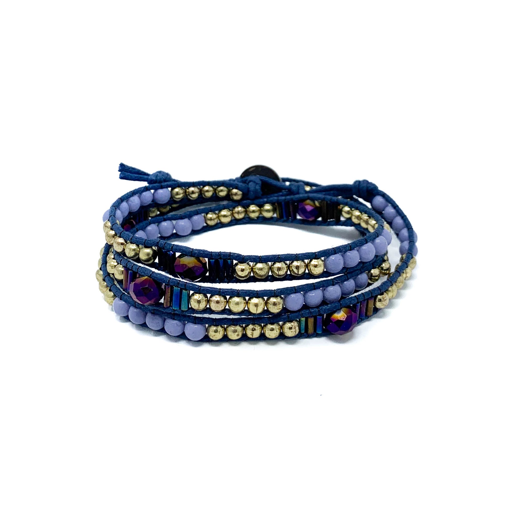 charming shark triple wrap beaded bracelets