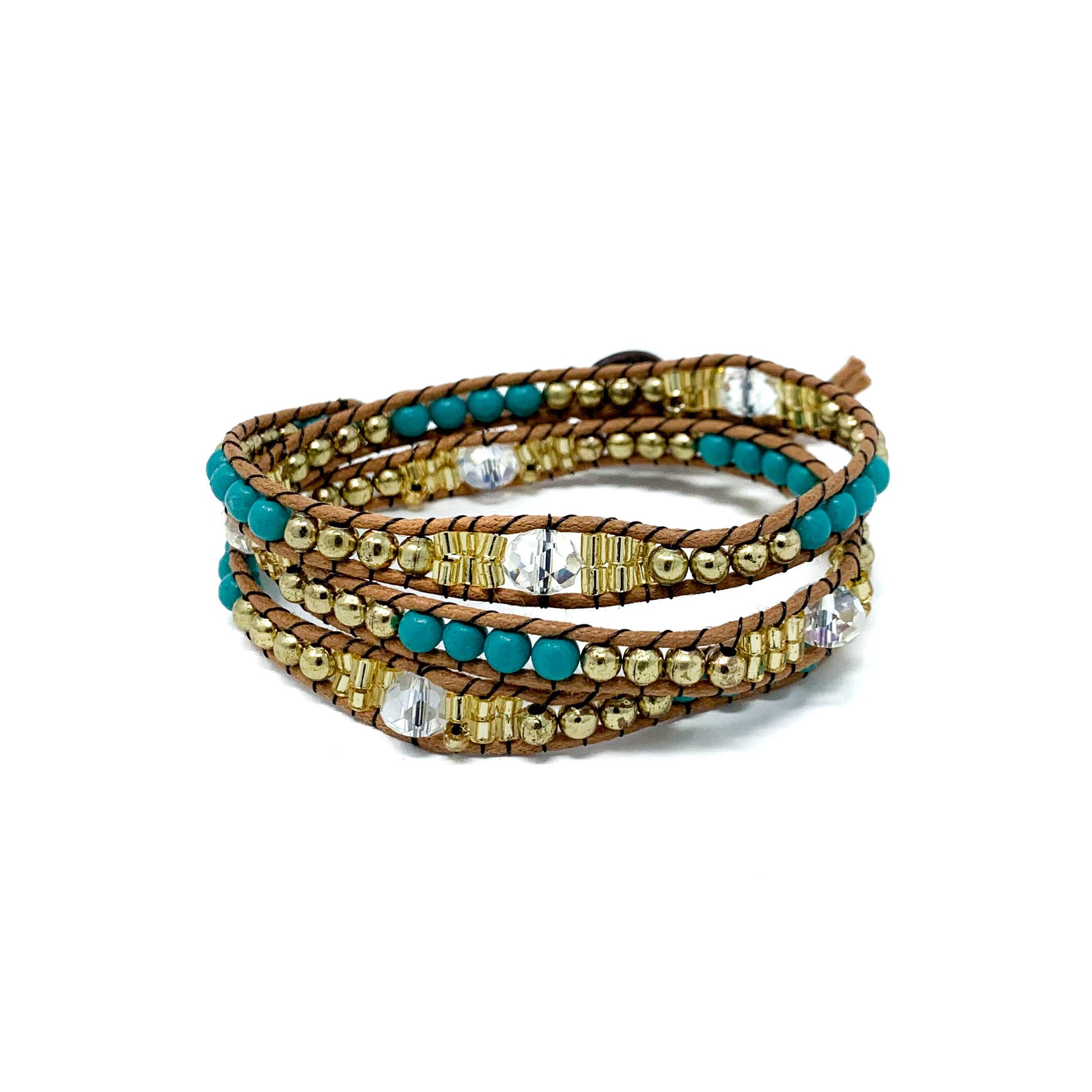 triple wrap beaded bracelets