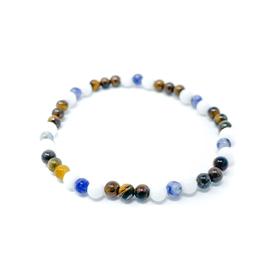 tiger eye mixed beaded bracelet