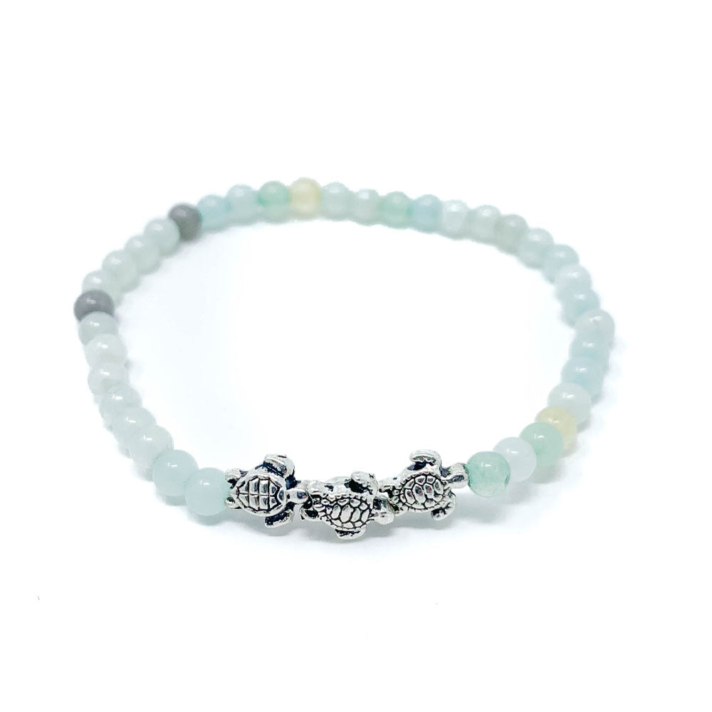 beaded sea turtle bracelet