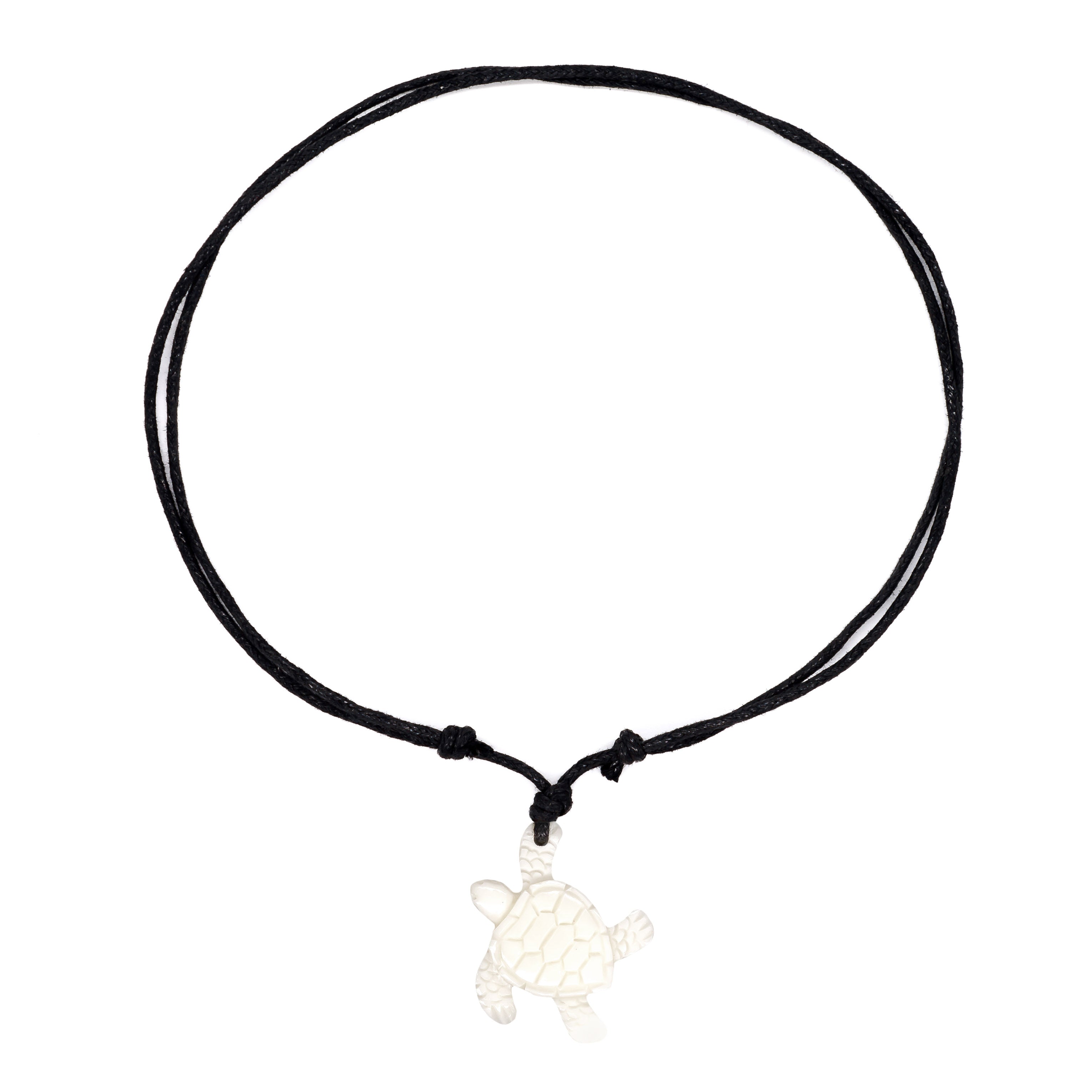 Bone Sea Turtle Flower Necklace – Charming Shark Retail