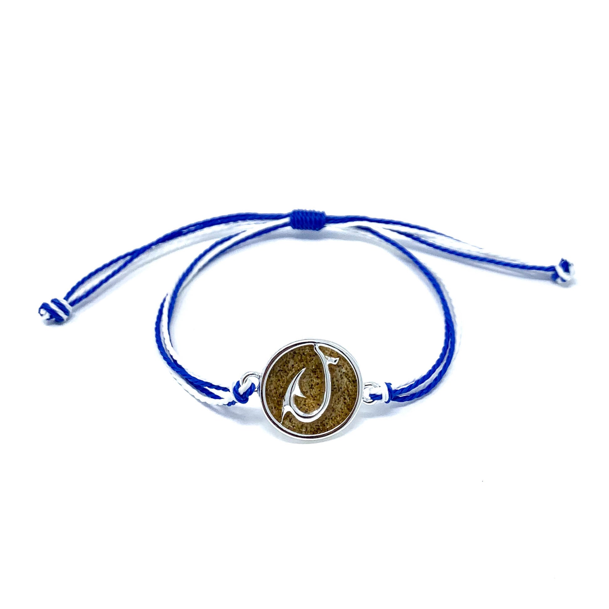 blue hook beach sand bracelet