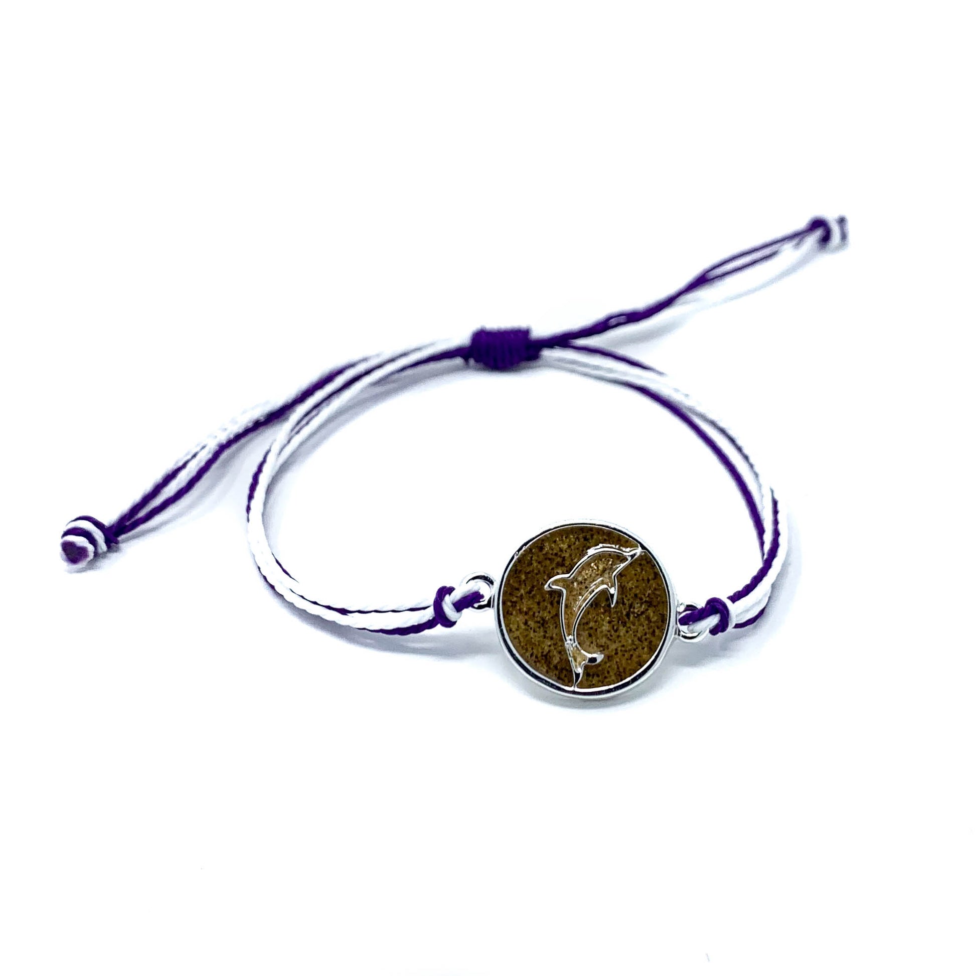 purple dolphin sand bracelet