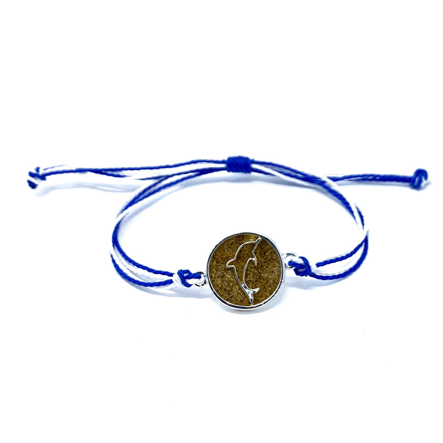 blue dolphin beach sand bracelet