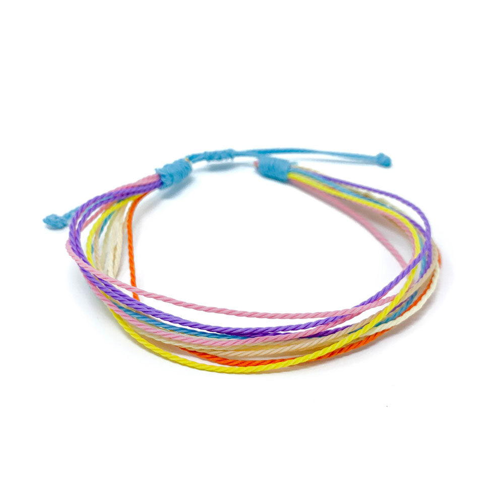 multi color string bracelet