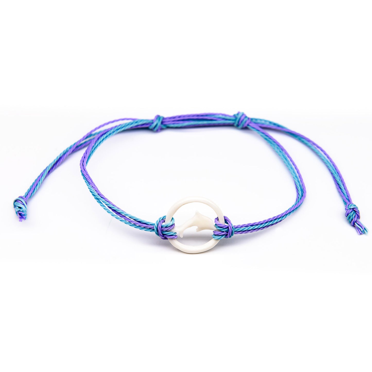 charming shark bone dolphin string bracelet