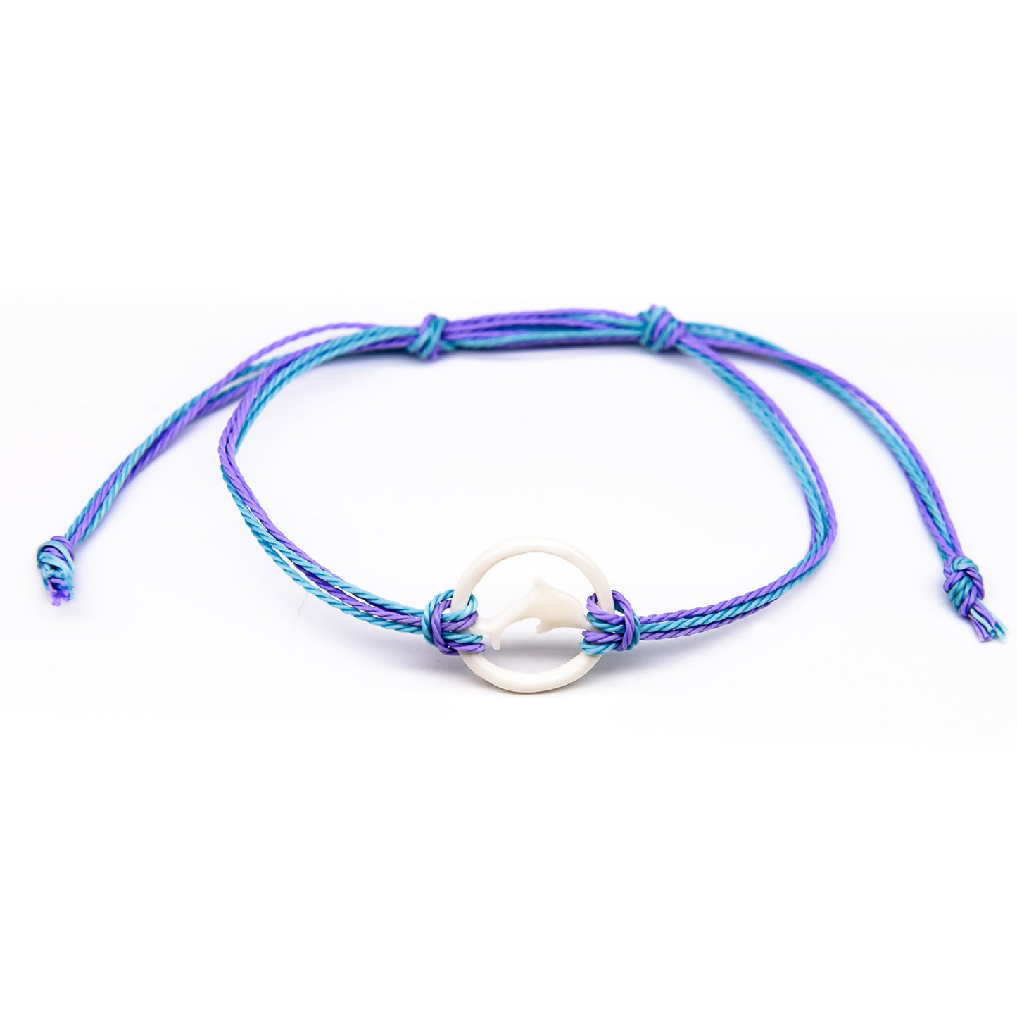 charming shark bone dolphin string bracelet